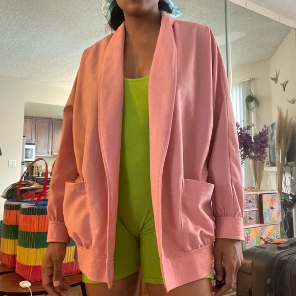 Vintage Pink Blazer - Picture 1 of 9